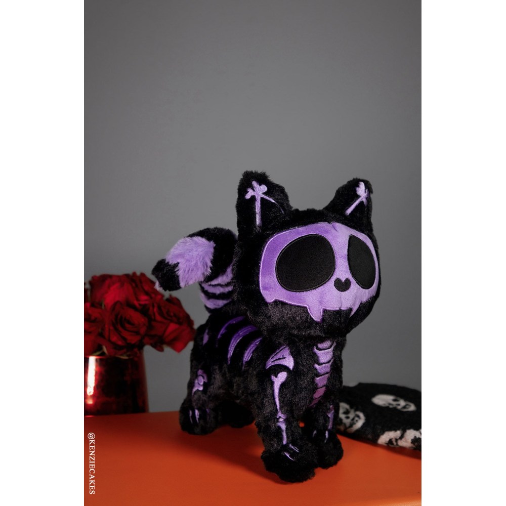 Vampire Freaks - Skelekitty (Purple Bones Limited Edition) PlÃ¼schtier - Schwarz/Lila